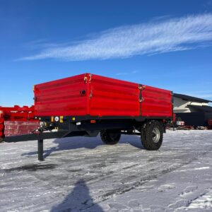 Remorca agricola 5T monoax basculare hidraulica spate