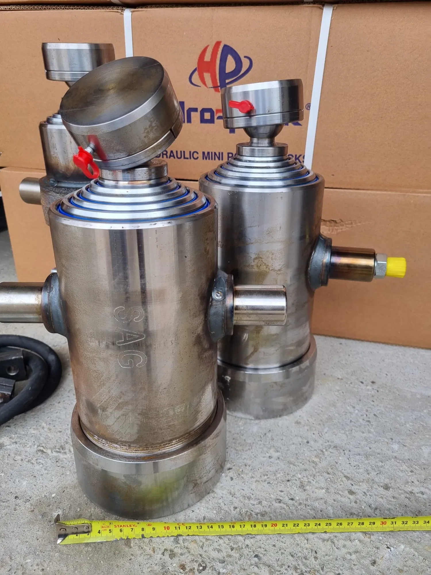 Cilindru hidraulic basculare 10T 6 segmente 10 tone 6 trepte 3