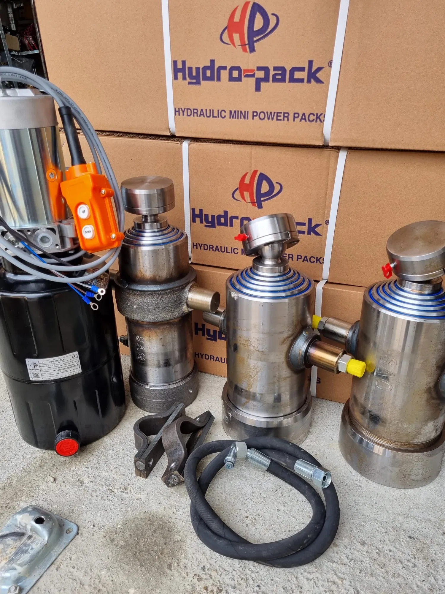 Kit complet basculare 7T 5 segmente 7 tone 5 trepte