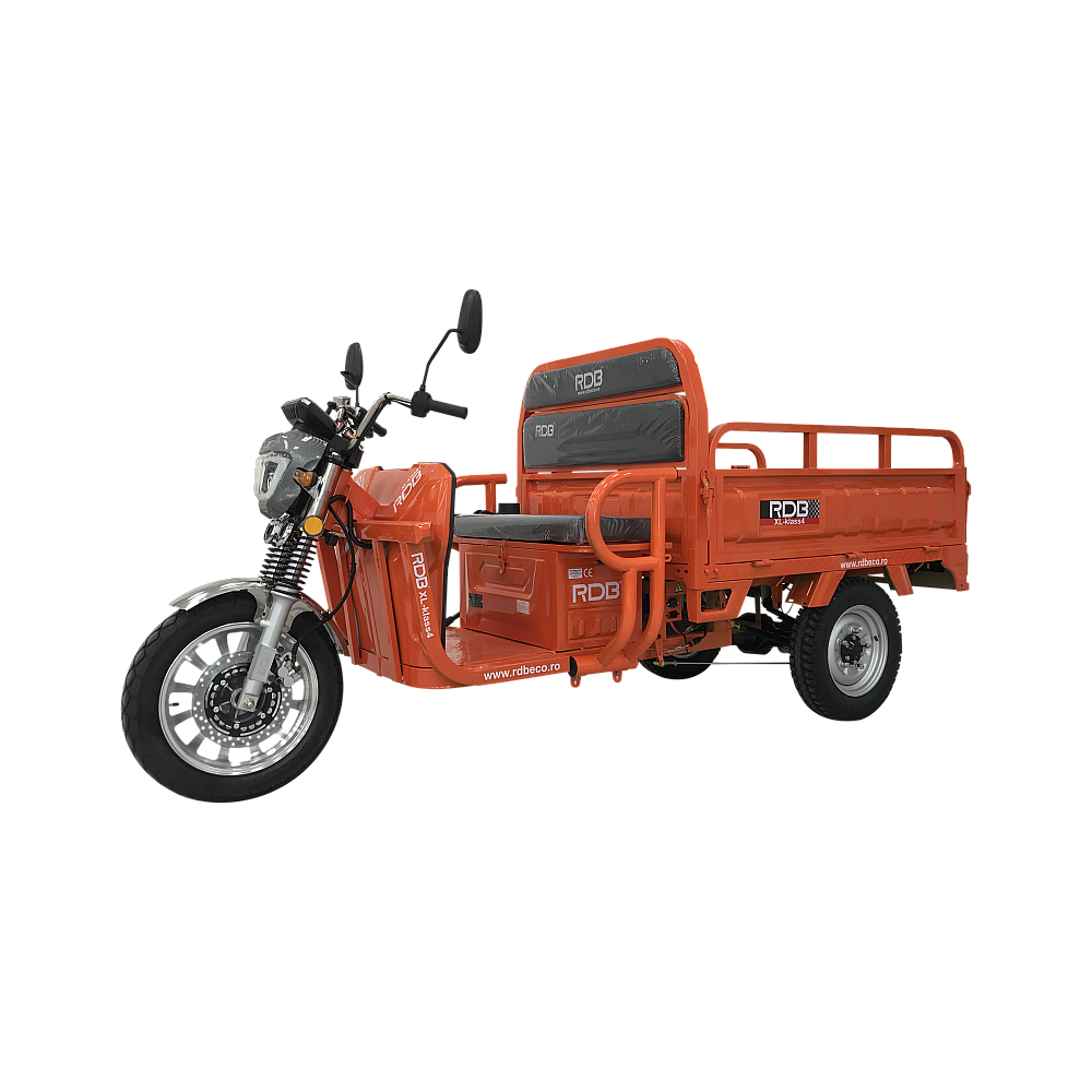 Triciclu electric RDB XL-Klass4, 4000W, 72V 45Ah, 25km/h, fara permis de conducere