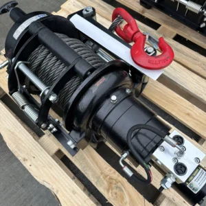 Troliu hidraulic 18T cu cablu otel pentru TAF forestier, auto, dube, jeep 18 tone 1